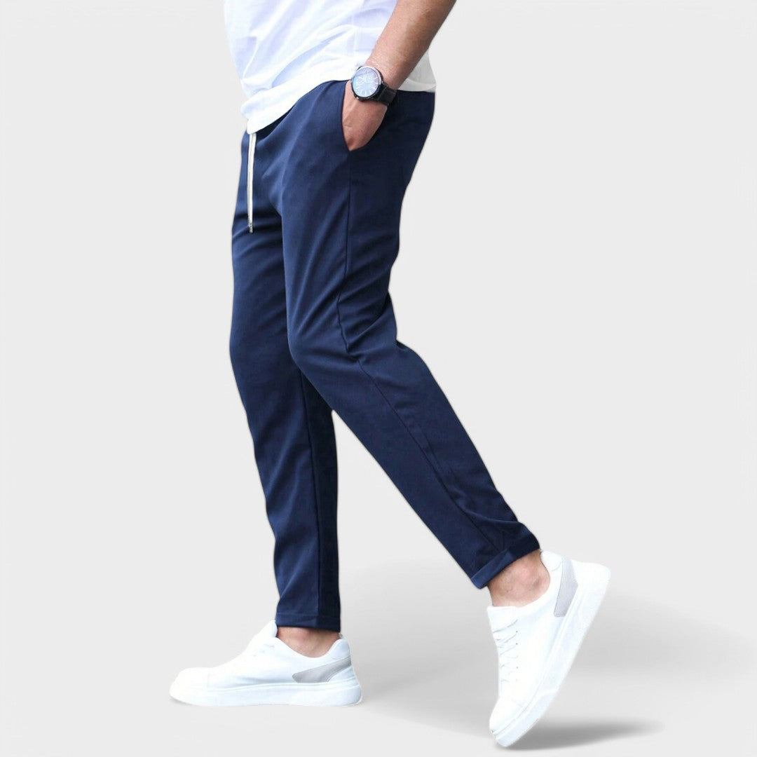 Pantalones elásticos modernos para hombre