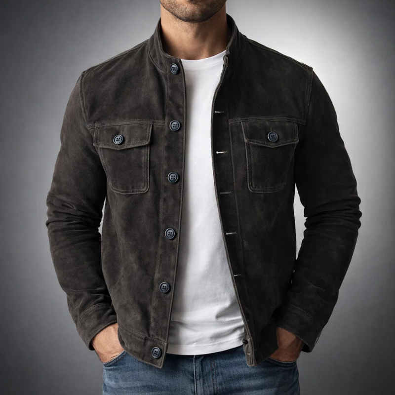CHAQUETA DE GAMUZA PRIMAVERA