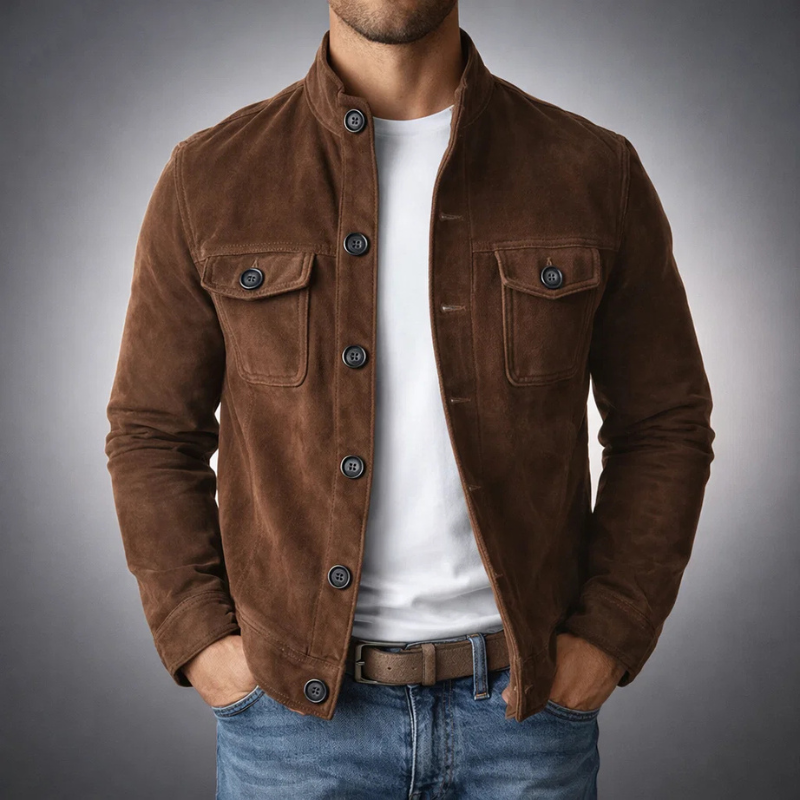 CHAQUETA DE GAMUZA PRIMAVERA