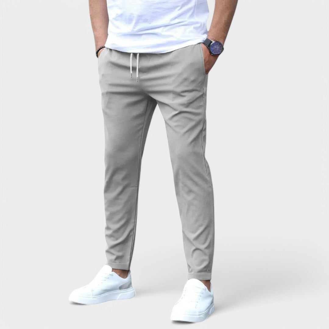 Pantalones elásticos modernos para hombre