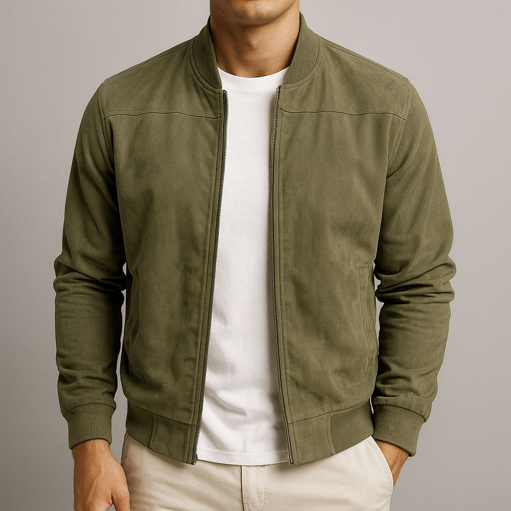 Chaqueta aspecto Ante
