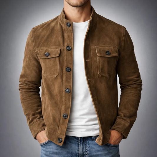 CHAQUETA DE GAMUZA PRIMAVERA