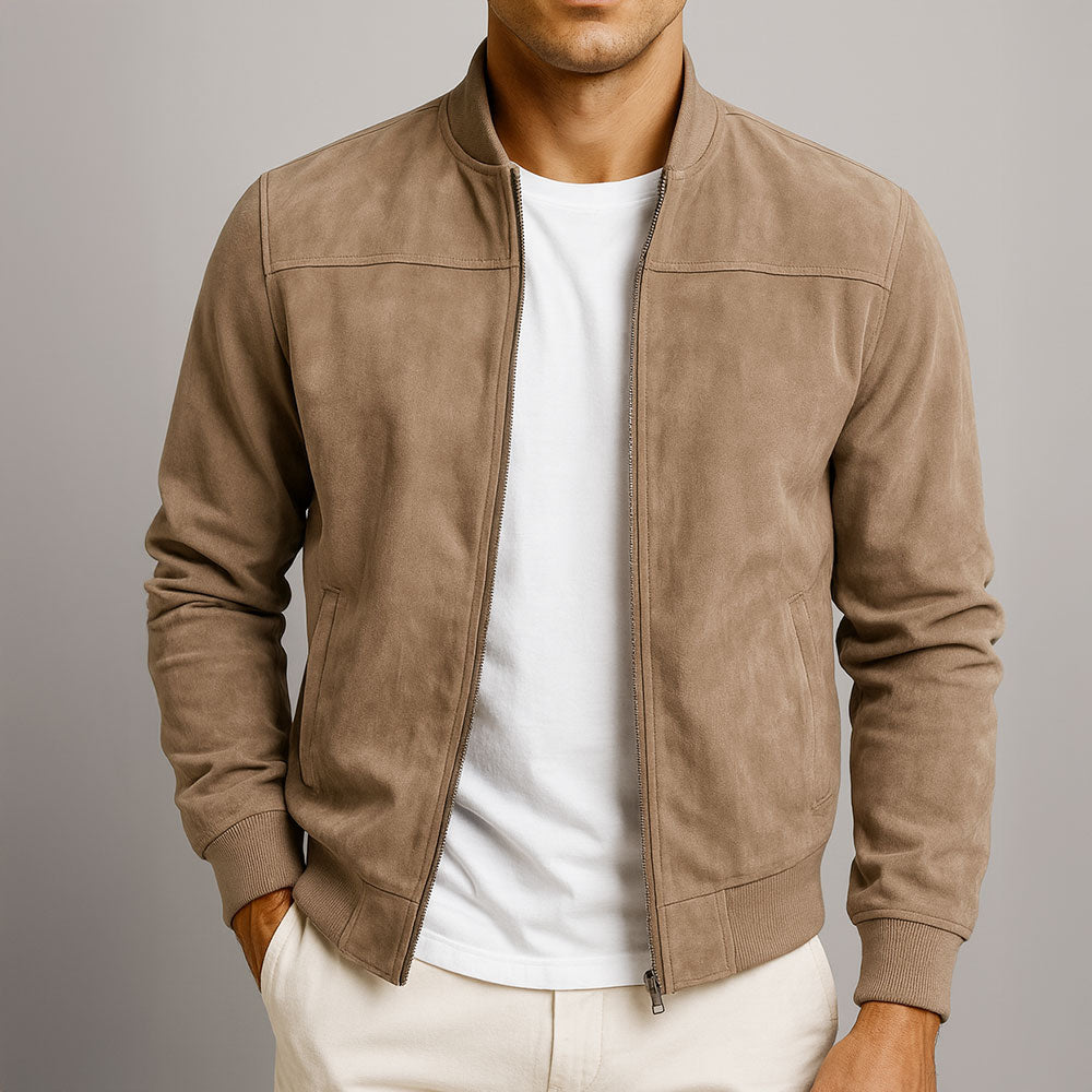 Chaqueta aspecto Ante