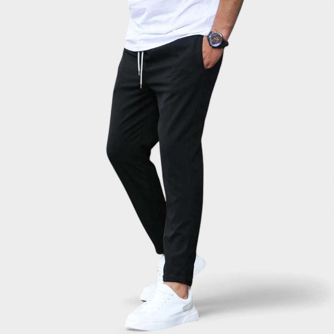 Pantalones elásticos modernos para hombre