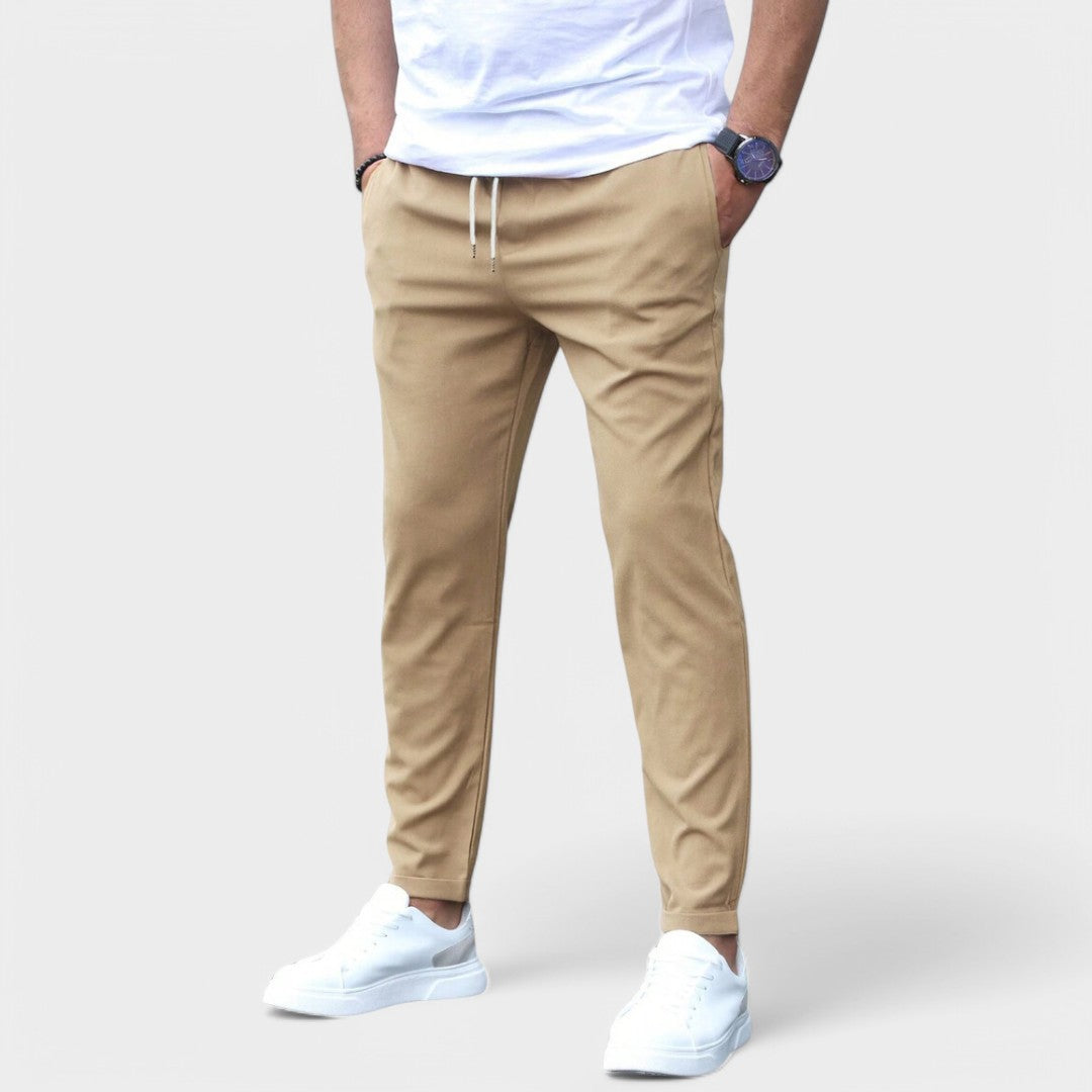 Pantalones elásticos modernos para hombre