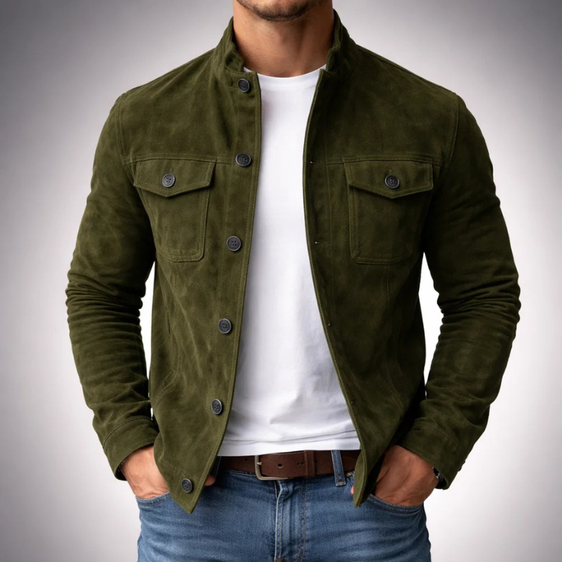 CHAQUETA DE GAMUZA PRIMAVERA