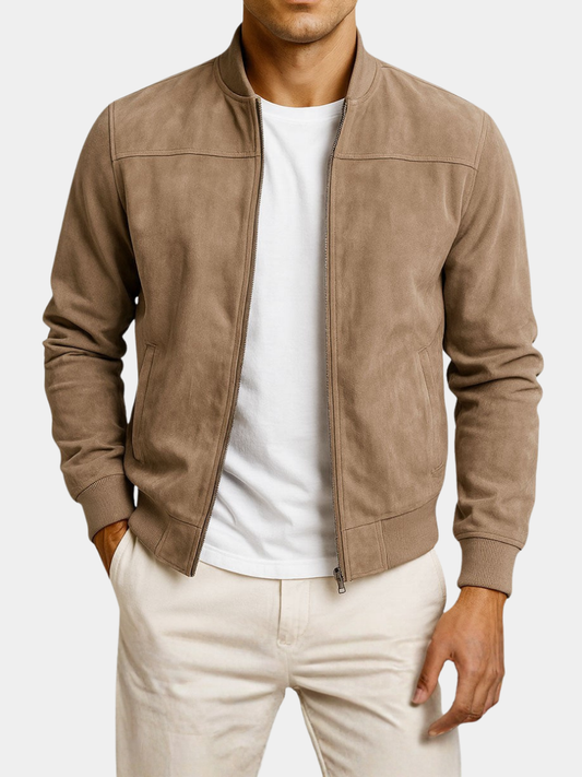 Chaqueta aspecto Ante