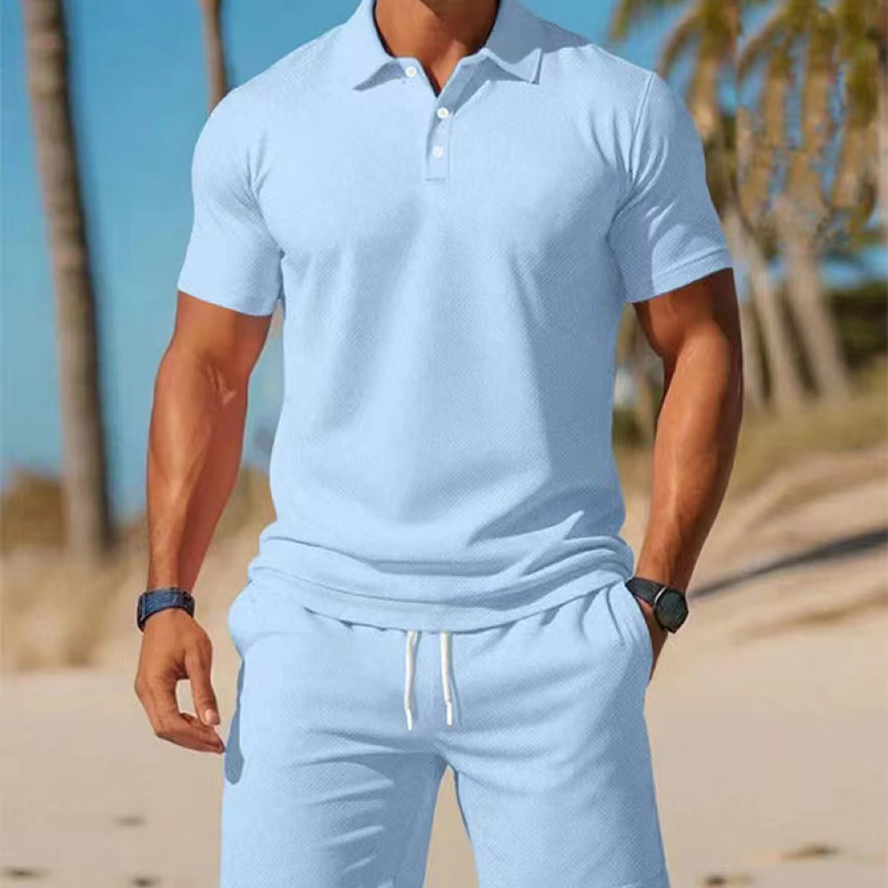 IBIZA- Conjunto para el verano hombre – Camiseta y pantalón corto